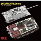 Rye Field Model Jagdpanther G2 with Full interior & Workable Track Links makett