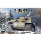 Rye Field Model Tiger I Early Production Wittmann's Tiger No. 504 makett
