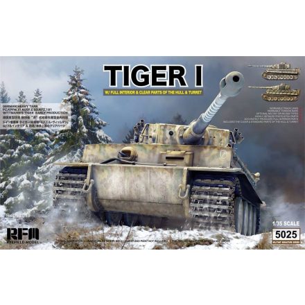 Rye Field Model Tiger I Early Production Wittmann's Tiger No. 504 makett