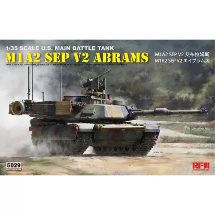 Rye Field Model M1A2 SEP V2 ABRAMS makett