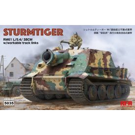 Rye Field Model Sturmtiger RM61 L/5.4/38cm w/workable makett