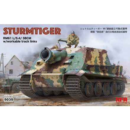 Rye Field Model Sturmtiger RM61 L/5.4/38cm w/workable makett