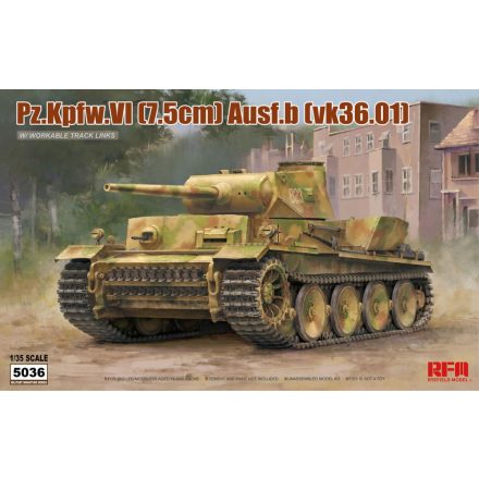 Rye Field Model Pz.Kpfw.VI (7,5cm) Ausf.B (VK36.01) makett