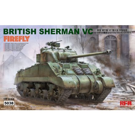 Rye Field Model British Sherman VC Firefly makett