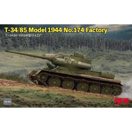 Rye Field Model T-34/85 Model 1944 No.174 Factory makett