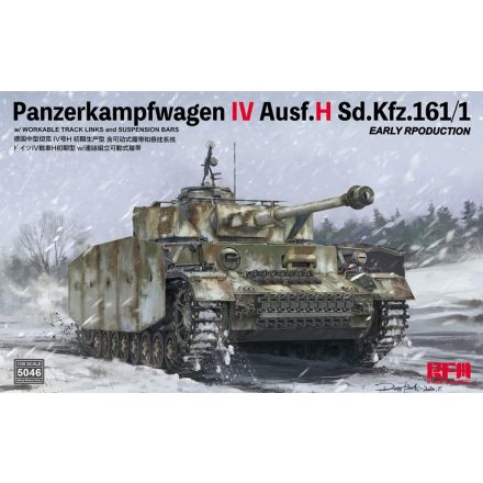 Rye Field Model Panzerkampfwagen IV Ausf.H Sd.Kfz.161/1 Early Production makett