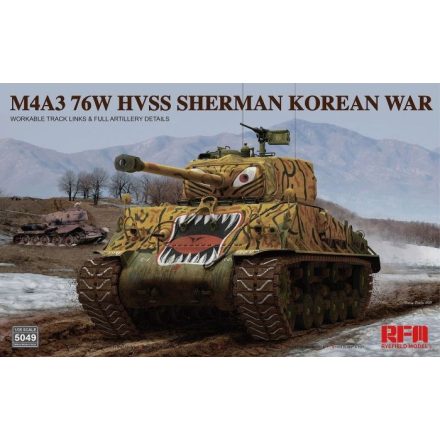 Rye Field Model M4A3 76w hvss Sherman Korean war makett