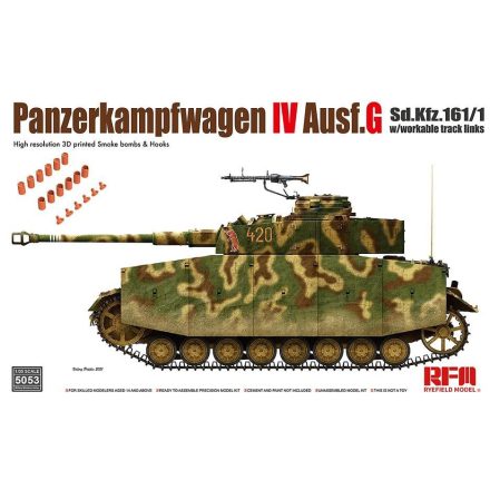 Rye Field Model Panzer IV Ausf.G w/ workable track links makett