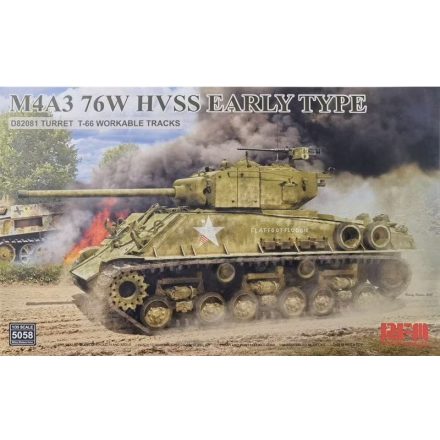 Rye Field Model M4A3 76W HVSS Early Type makett