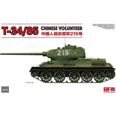 Rye Field Model T-34/85 NO.183 Factory Chinese Volunteer makett