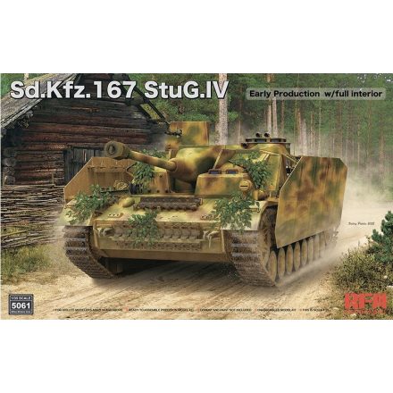 Rye Field Model Sd.Kfz. 167 StuG IV Early Production w/full interior makett