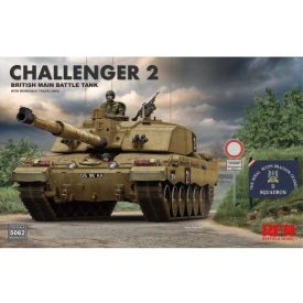   Rye Field Model British Challenger 2 w/workable track links makett