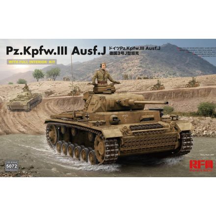 Rye Field Model Pz.Kpfw.III Ausf. J Full Interior makett