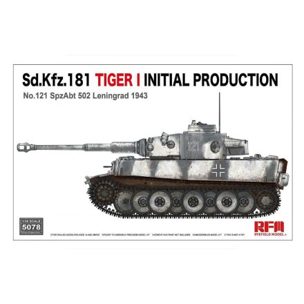Rye Field Model Sd.Kfz.181 Tiger I Initial Prod. No.121 SpzAbt. 502 Leningrad 1943 makett