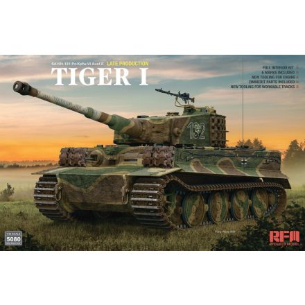 Rye Field Model Sd.Kfz.181 Pz.Kpfw.VI Ausf.E Tiger I Late Production makett