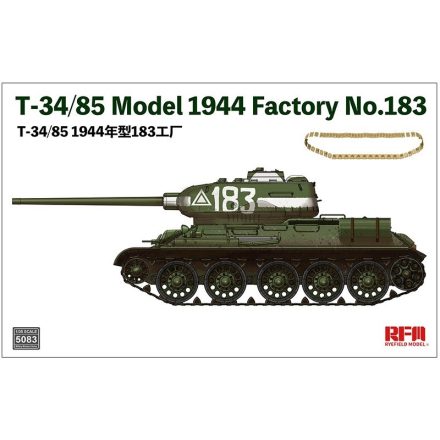 Rye Field Model T-34/85 Model 1944 Factory No. 183 makett