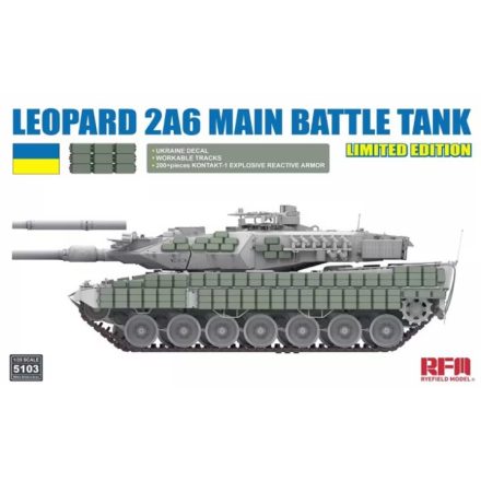 Rye Field Model Leopard 2A6 Main Battle Tank Limited Edition makett
