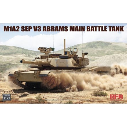 Rye Field Model M1A2 SEP V3 Abrams makett