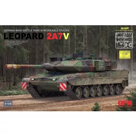   Rye Field Model German Main Battle Tank Leopard 2A7V with Workable Tracks makett