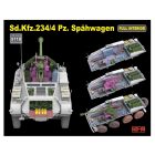 Rye Field Model Sd.Kfz.234/4 Pz.Spähwagen with Full Interior makett