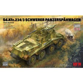   Rye Field Model Sd.Kfz.234/3 Schwerer Panzerspahwagen 7.5cm Stummel makett
