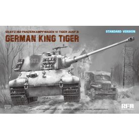   Rye Field Model Sd.Kfz.182 Panzerkampfwagen VI Tiger Ausf.B King Tiger ARDENNES 1944 makett