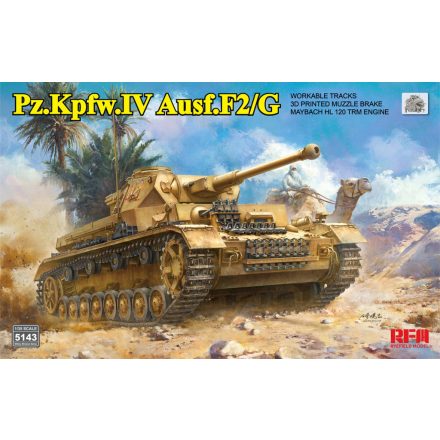 Rye Field Model Sd.Kfz.161/1 Panzerkampfwagen IV Ausf. F2/G makett