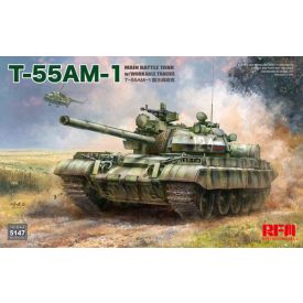   Rye Field Model T-55 AM-1 Main Battle Tank with Workable Tracks makett