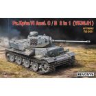 Rye Field Revosys Pz.Kpfw.VI Ausf. C/B 2 in 1 (VK36.01) w/ Interior makett