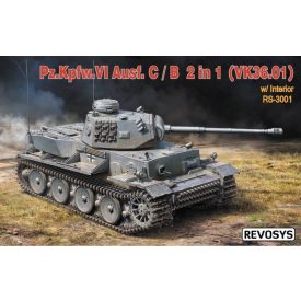   Rye Field Revosys Pz.Kpfw.VI Ausf. C/B 2 in 1 (VK36.01) w/ Interior makett