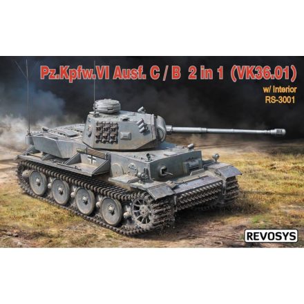 Rye Field Revosys Pz.Kpfw.VI Ausf. C/B 2 in 1 (VK36.01) w/ Interior makett