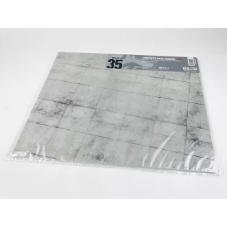   Red Fox Studio - Concrete Base Square Type 5 380x320mm 3D dioráma alap