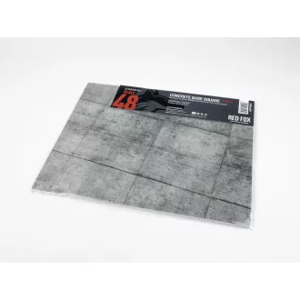   Red Fox Studio - Concrete Base Square Type 3 300x230mm 3D dioráma alap