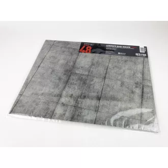   Red Fox Studio - Concrete Base Square Type 4 380x320mm 3D dioráma alap