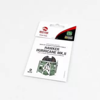 Red Fox Studio - Hawker Hurricane Mk.II 3D műszerfal