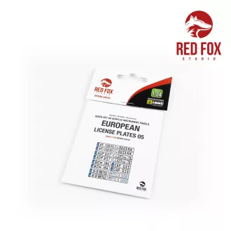   Red Fox Studio - European Lincense plates vol.05 3D műszerfal