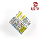 Red Fox Studio - Unique License plates vol.01 (EU form) 3D rendszámtábla készlet