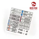 Red Fox Studio - Arabic License Plates vol.01 3D rendszámtábla készlet