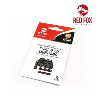 Red Fox Studio - P-38L-5-LO Lightning 3D műszerfal