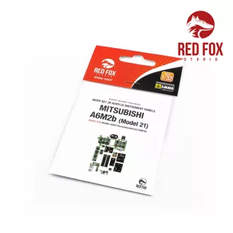   Red Fox Studio - Mitsubishi A6M2b Zero Fighter (Model 21) 3D műszerfal