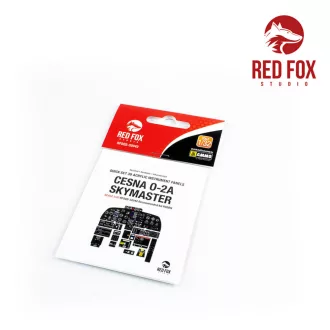 Red Fox Studio - Cessna O-2A Skymaster 3D műszerfal