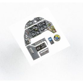   Red Fox Messerschmitt Bf 109G-6 Quick Set 3D Akrilgyanta műszerfal (Hasegawa)