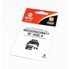 Red Fox Messerschmitt Bf 109G-6 Quick Set 3D Akrilgyanta műszerfal (Hasegawa)