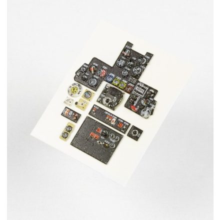 Red Fox Kawasaki Ki61-I Hei HIEN Quick Set 3D Akrilgyanta műszerfal (Hasegawa)