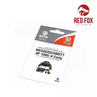 Red Fox Studio - Messerschmitt Bf 109G-6 3D műszerfal