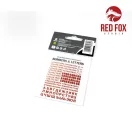 Red Fox Studio - 3D Resin Foundry Numeral & Letters for USSR AFV’s vol. 01 3D műszerfal