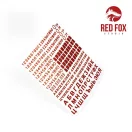 Red Fox Studio - 3D Resin Foundry Numeral & Letters for USSR AFV’s vol. 01 3D műszerfal