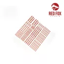 Red Fox Studio - 3D Resin Foundry Numeral & Letters for British AFV’s vol.01 3D műszerfal
