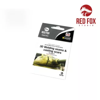   Red Fox Studio - 3D Welding Seams & Casting Scars vol.01 3D hegesztési varrat és öntési felület készlet