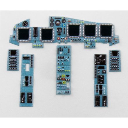 Red Fox Su-34 FULLBACK BLACK EDITION Quick Set 3D műszerfal (Kitty Hawk)